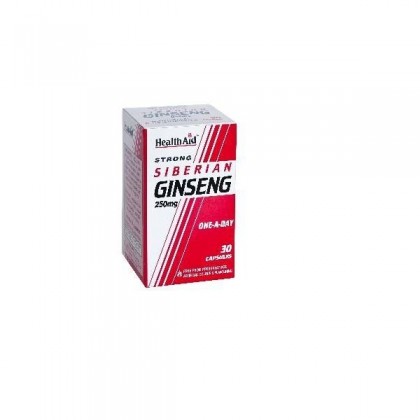 HEALTH AID Siberian Ginseng 250mg 30 Κάψουλες